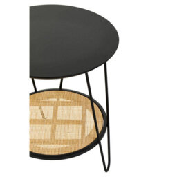 Orsina Side Table With Hairpin Legs, Stylish Design Lounge Table, Minimalist Hallway Table With Metal Hairpin Legs - thumbnail 3