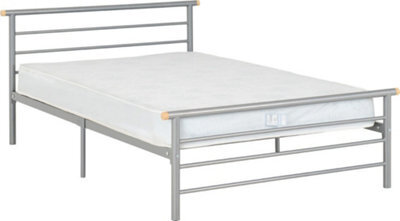 Seconique Orion 4Ft Small Double 120Cm Bed Frame In Metal With Metal Base - image 1