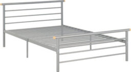 Seconique Orion 4Ft Small Double 120Cm Bed Frame In Metal With Metal Base - thumbnail 2