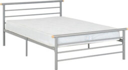 Seconique Orion 4Ft Small Double 120Cm Bed Frame In Metal With Metal Base - thumbnail 1