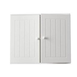 Wooden Bathroom Wall Cabinet Shelf Furniture Cupboard Bedroom Storage Unit 50Cm