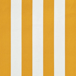 Walplus Retractable Awning Garden Sun Shade Canopy Gazebo For Back Door, Porch, Patio 250X150 Cm Yellow And White - thumbnail 7