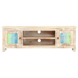 Berkfield Tv Cabinet 120X30X40 Cm Rough Acacia Wood - thumbnail 3
