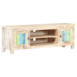 Berkfield Tv Cabinet 120X30X40 Cm Rough Acacia Wood - thumbnail 7