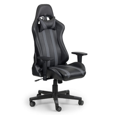 Oakham Pro Titan Gaming Chair In Black And Grey - image 1