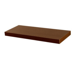 Harbour Housewares 60Cm Floating Wall Shelf - Walnut - Photo Gallery Bookshelf Wall Shelves For Storage & Display