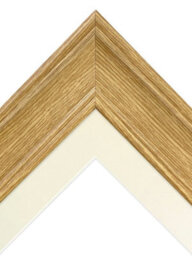 Frames By Post Scandi Oak Frame With Ivory Mount For Image Size 12 X 8 Inch - thumbnail 3