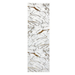RugsX Carpet, Runner Allure 1963 Marble - Structural, Stylish, Glamour White Gold 60X200 Cm - thumbnail 2