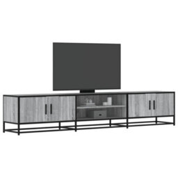 Berkfield Industrial Tv Cabinet Grey Sonoma 210X35X41 Cm Engineered Wood - thumbnail 2