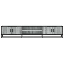 Berkfield Industrial Tv Cabinet Grey Sonoma 210X35X41 Cm Engineered Wood - thumbnail 4