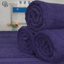 Casabella Towels Luxury 4 Pack Bath Sheets 100% Cotton Super Soft Quick Dry Highly Absorbent Bathroom Towels Purple - thumbnail 5