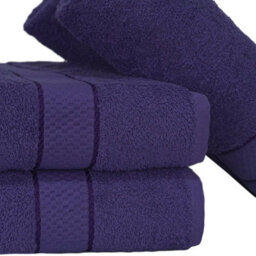 Casabella Towels Luxury 4 Pack Bath Sheets 100% Cotton Super Soft Quick Dry Highly Absorbent Bathroom Towels Purple - thumbnail 2