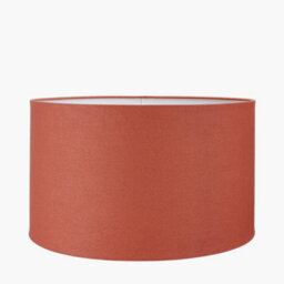 Pacific Lifestyle 45Cm Terracotta Table Lampshade Drum Floor Lamp Shade - thumbnail 2