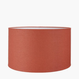 Pacific Lifestyle 45Cm Terracotta Table Lampshade Drum Floor Lamp Shade