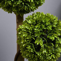 Homcom Artificial Plant Set Of 2, Boxwood Ball Topiary Trees Indoor Outdoor - thumbnail 9