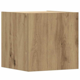 Berkfield 8 Piece Tv Cabinet Set Wall-Mounted Artisan Oak Engineered Wood - thumbnail 8