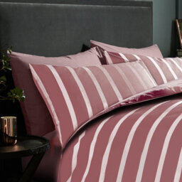 Gc Gaveno Cavailia Striped Duvet Cover Bedding Set Blush Pink King 3Pc Linen Bedding Set - thumbnail 3