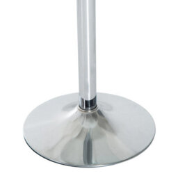 Homcom Round Bar Table Bistro Pub Counter W/ Tempered Glass Top For Kitchen - thumbnail 7
