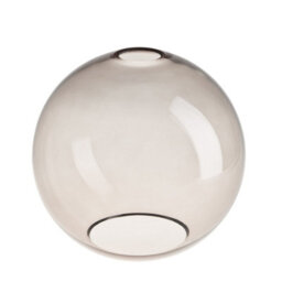 Industville Orlando Glass Globe Pendant - 9 Inch, Mocha Glass Shade, Pewter Pendant Holder - thumbnail 2
