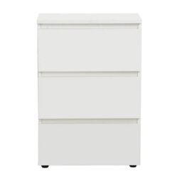 3 Drawer High Gloss Chest Of Drawers Modern Bedroom Storage Cabinet Unit - thumbnail 1