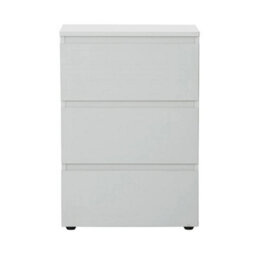 3 Drawer High Gloss Chest Of Drawers Modern Bedroom Storage Cabinet Unit - thumbnail 5