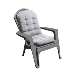 Living And Home Light Grey Waterproof Garden Chair Bench Seat Pad Cushion Swing Chair Hanging Basket Egg Chair Seat Cushion 110Cm L X 48Cm W - thumbnail 5