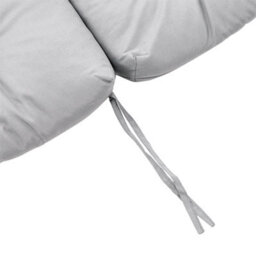 Living And Home Light Grey Waterproof Garden Chair Bench Seat Pad Cushion Swing Chair Hanging Basket Egg Chair Seat Cushion 110Cm L X 48Cm W - thumbnail 7