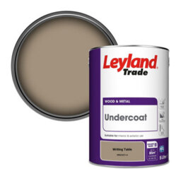 Leyland Trade Wood & Metal Undercoat Paint Writing Table (Ppg1077-4) 5L - thumbnail 1