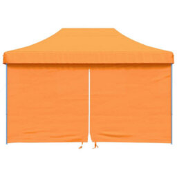 Walplus Foldable Party Tent Garden Gazebo Canopy Pop-Up With 4 Sidewalls Orange - thumbnail 3