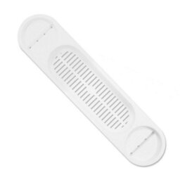 Plastic Bath Rack White Over Bath Tub Caddy Tray Bathroom Storage Shelf Organiser For Soap, Shampoo, Sponge, Razor & Bathroom Acce