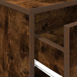 Berkfield Bedside Cabinet With Drawer Smoked Oak 40X34X50 Cm - thumbnail 8