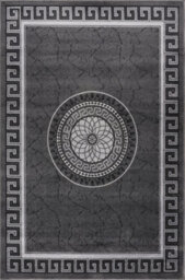 Grey Abstract Pattern Rug Living Room Extra Large Area 200X290 Cm Non Slip Carpet Master Bedroom Rugs - thumbnail 2