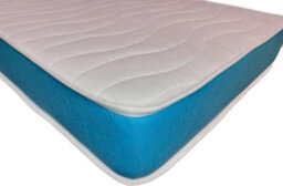 Wilson Beds Limited - 3Ft Single Rainbow Kids Basic Teal Blue Quilted Conventional Foam Free Spring Mattress - thumbnail 2
