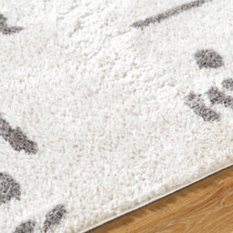 Livabliss Fossay Shaggy-Washable Beige Charcoal Modern Hig Pile Living Bedroom Rug 120 X 170 Cm Easy Care, Non Shedding - thumbnail 3