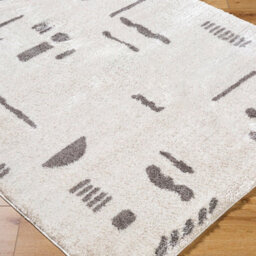 Livabliss Fossay Shaggy-Washable Beige Charcoal Modern Hig Pile Living Bedroom Rug 120 X 170 Cm Easy Care, Non Shedding - thumbnail 6
