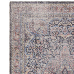 Traditional Persian Abstract Bordered Floral Easy To Clean Rug For Dining Room Bed Room And Living Room-120Cm X 170Cm - thumbnail 4