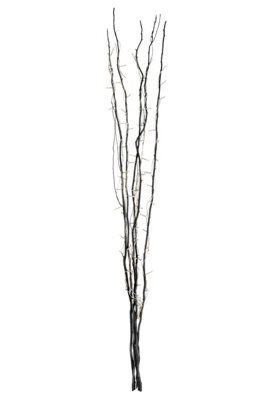 Orsina Twig Light Decoration, 80 Warm Led Lights On Black Twigs, Flexible Branches For Custom Arrangement