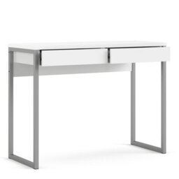Furniture To Go Function Plus Desk 2 Drawers In White High Gloss  (W) 101.6 X (H) 76.5 X (D) 40Cm - thumbnail 5