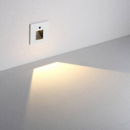 Ultra Beam Lighting Ultrabeam 3 Watt White Mini Recessed Wall Or Stairway Light With Movement Sensor 3000K Warm White Led - thumbnail 2