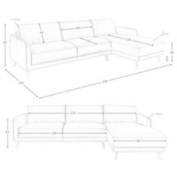 Angel Cerda Elegant Right Chaise Longue Sofa In Green Leather - thumbnail 7