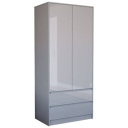 Lassic Vida Designs Glinton 2 Door 2 Drawer Wardrobe (100% Fsc), Grey - thumbnail 9