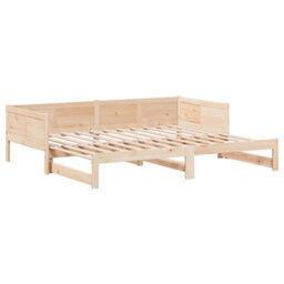 Walplus Pull-Out Day Bed Brown 180 X 200 Cm Solid Pine Wood - thumbnail 5
