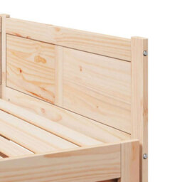 Walplus Pull-Out Day Bed Brown 180 X 200 Cm Solid Pine Wood - thumbnail 9