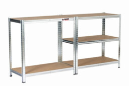 Rhino Racking 180 X 90 X 40Cm - Galvanised - 5 Tier Boltless Heavy Duty Garage Shelving Unit - 1000Kg Load Weight - thumbnail 7