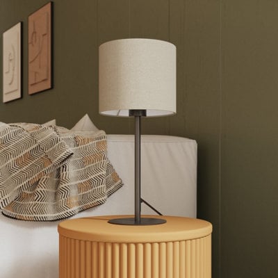 GoodHome Kpezin Natural Round Lamp Shade (D)20Cm - image 1