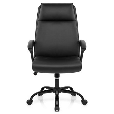 Atlantic Turin Office Chair Black Faux Leather - image 1