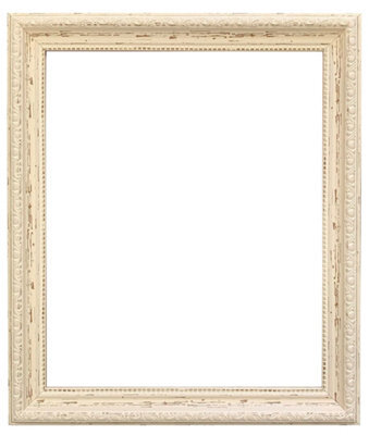 Frames By Post Shabby Chic Distressed Cream Photo Frame 18 X 14 Inch - image 1