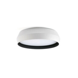 Luminosa Lighting Luminosa Shoku 350 White, Black Wall / Ceiling Lamp 24W 2700K - thumbnail 1