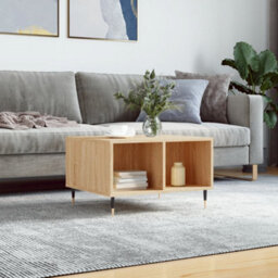 Berkfield Coffee Table Sonoma Oak 60X50X36.5 Cm Engineered Wood - thumbnail 1