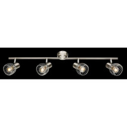 Luminosa Lighting Luminosa Texas Ceiling Spotlight Bar Nickel Matt 4X E14 - thumbnail 2